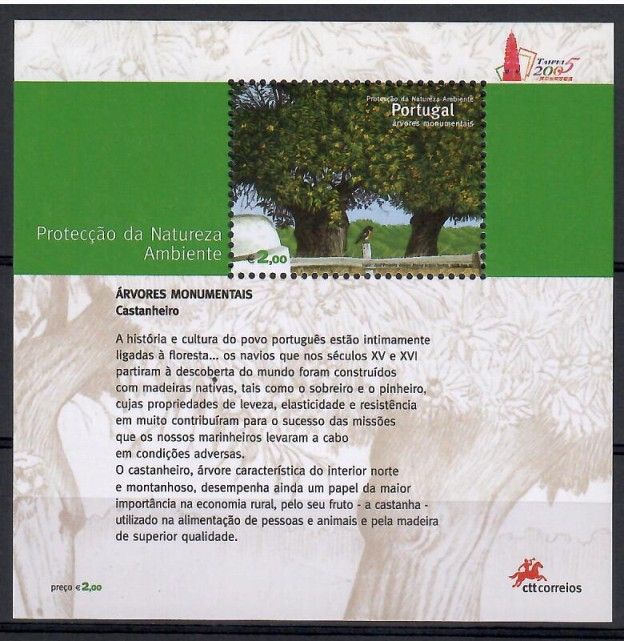 Znaczek Portugalia 2005 Mi bl 225 Czyste **