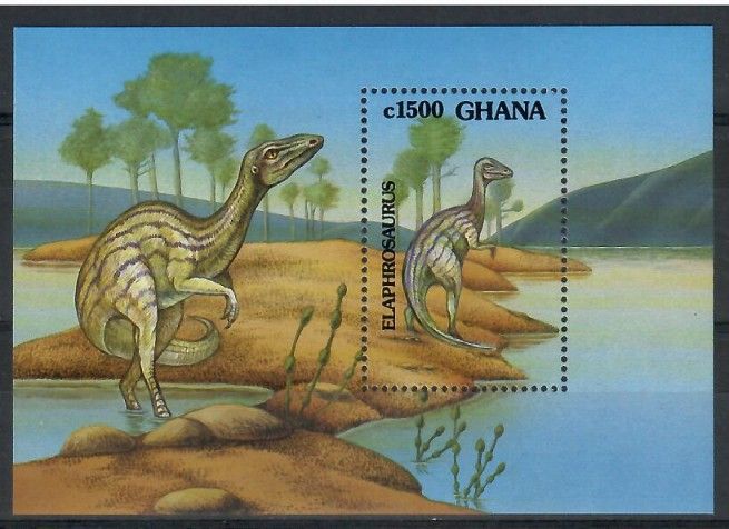 Znaczek Ghana 1992 Mi bl 201 Czyste **