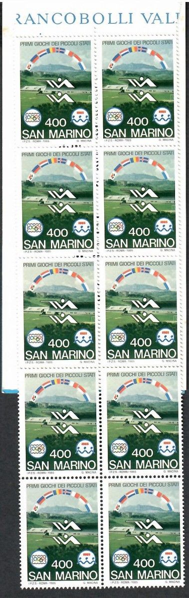 Znaczek San Marino 1985 Mi mh O-1 Czyste **