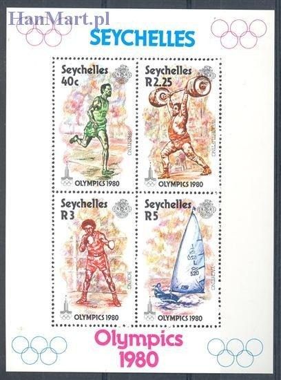 Znaczek Seszele 1980 Mi bl 14 Czyste **