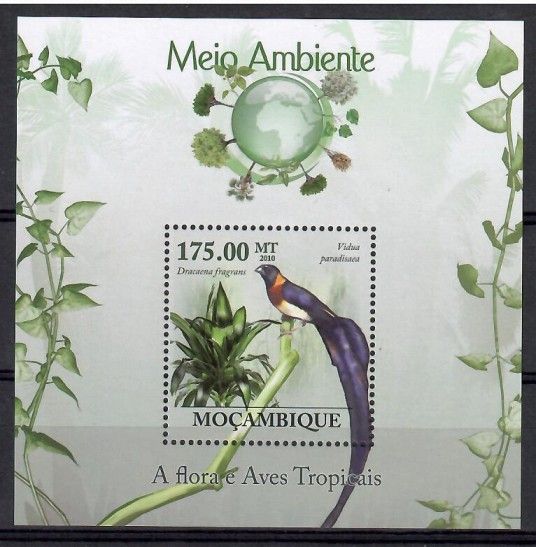 Znaczek Mozambik 2010 Mi bl 292 Czyste **