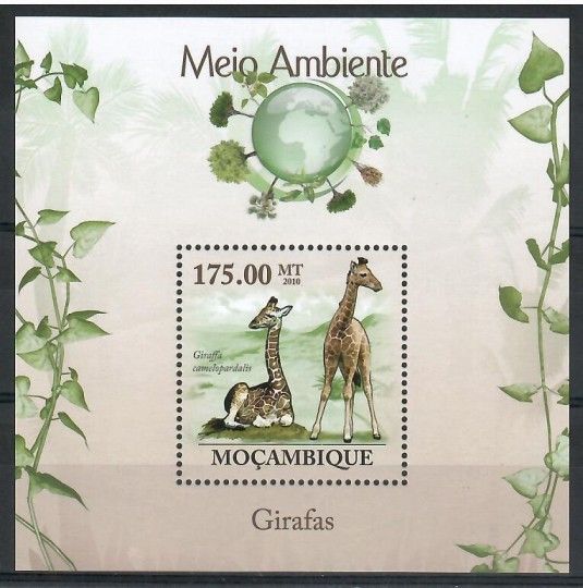 Znaczek Mozambik 2010 Mi bl 298 Czyste **