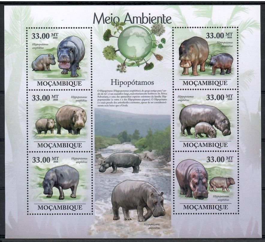 Znaczek Mozambik 2010 Mi ark 3596-3601 Czyste **