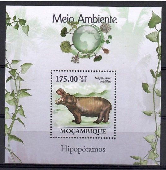 Znaczek Mozambik 2010 Mi bl 309 Czyste **