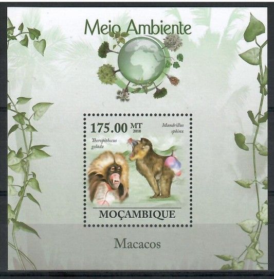 Znaczek Mozambik 2010 Mi bl 313 Czyste **