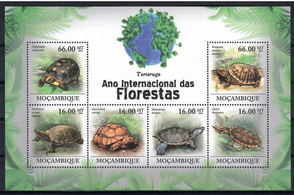 Znaczek Mozambik 2011 Mi ark 4315-4320 Czyste **