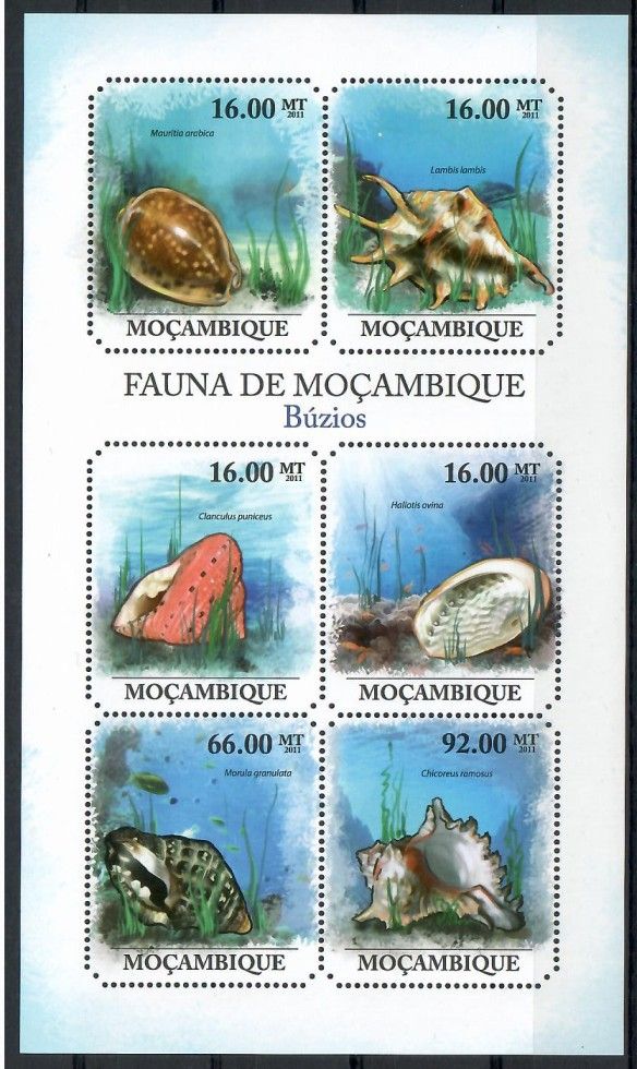 Znaczek Mozambik 2011 Mi ark 4840-4845 Czyste **