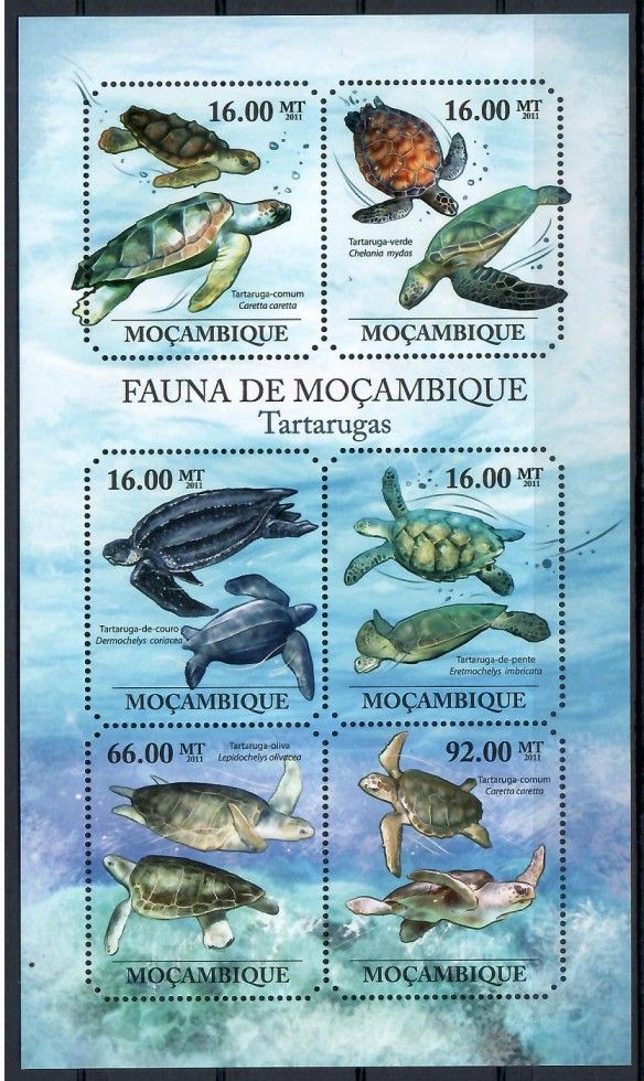 Znaczek Mozambik 2011 Mi ark 4847-4852 Czyste **