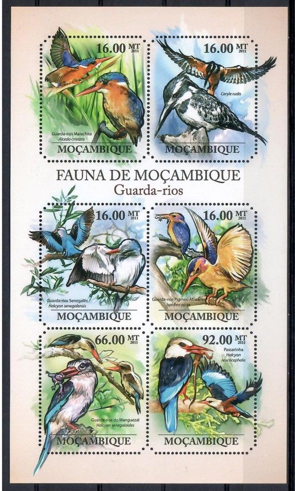 Znaczek Mozambik 2011 Mi ark 4861-4866 Czyste **