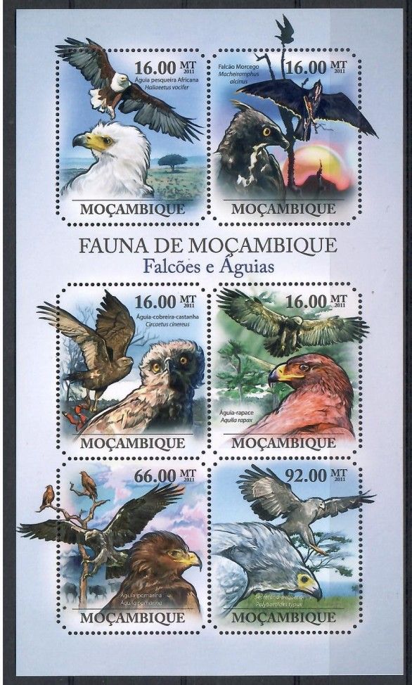 Znaczek Mozambik 2011 Mi ark 4924-4929 Czyste **