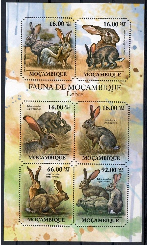 Znaczek Mozambik 2011 Mi ark 4938-4943 Czyste **