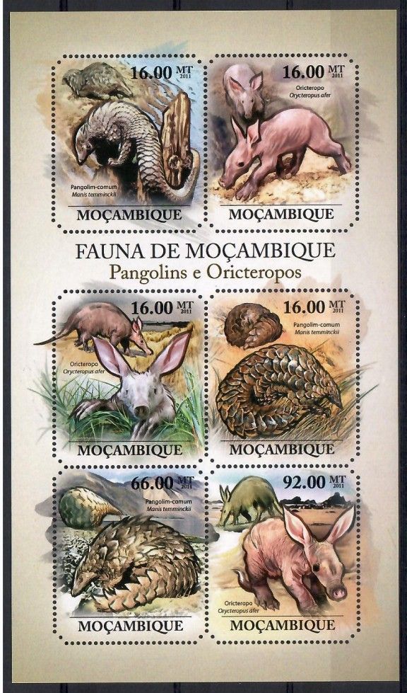 Znaczek Mozambik 2011 Mi ark 4959-4964 Czyste **