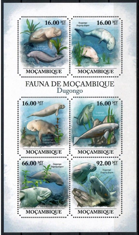 Znaczek Mozambik 2011 Mi ark 4994-4999 Czyste **