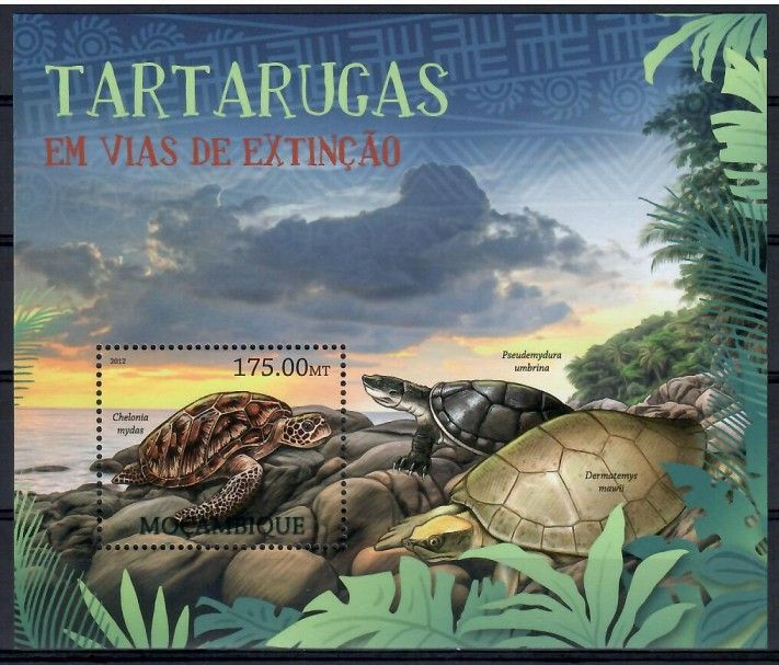 Znaczek Mozambik 2012 Mi bl 618 Czyste **