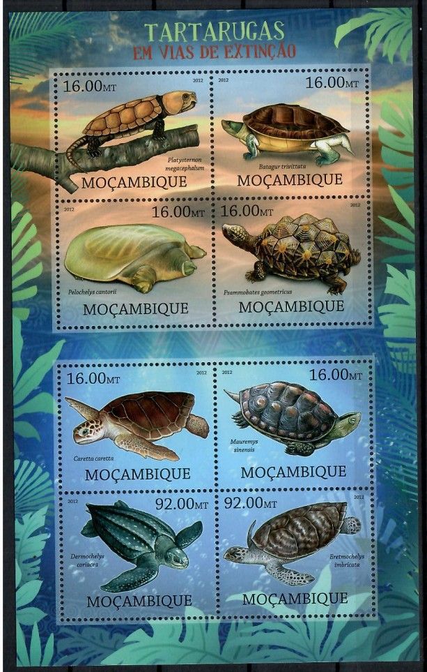 Znaczek Mozambik 2012 Mi ark 5665-5672 Czyste **