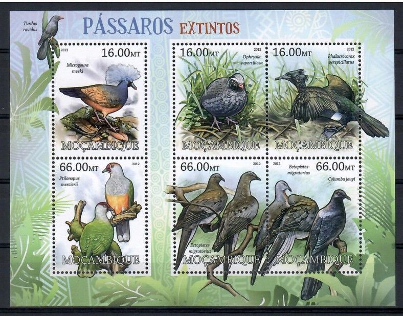 Znaczek Mozambik 2012 Mi ark 5726-5731 Czyste **