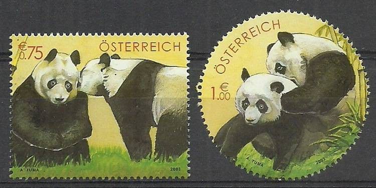 Znaczek Austria 2003 Mi 2409-2410 Czyste **