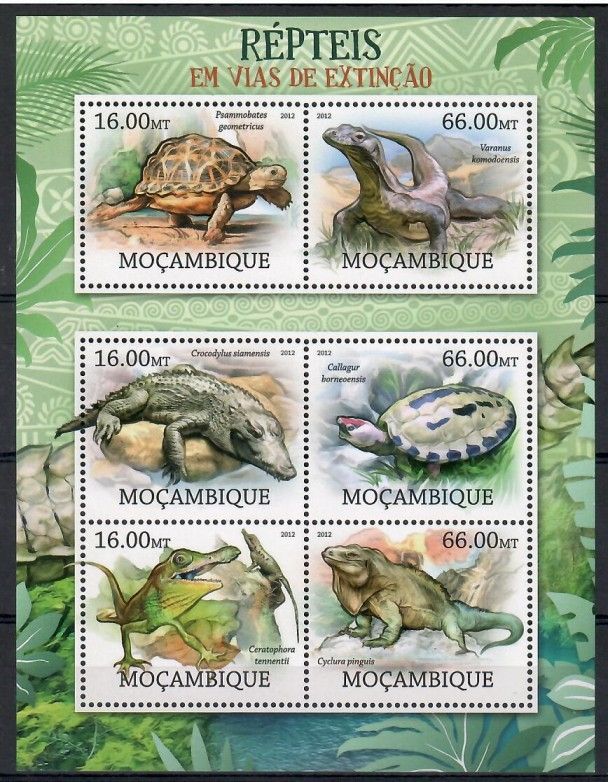 Znaczek Mozambik 2012 Mi ark 5760-5765 Czyste **