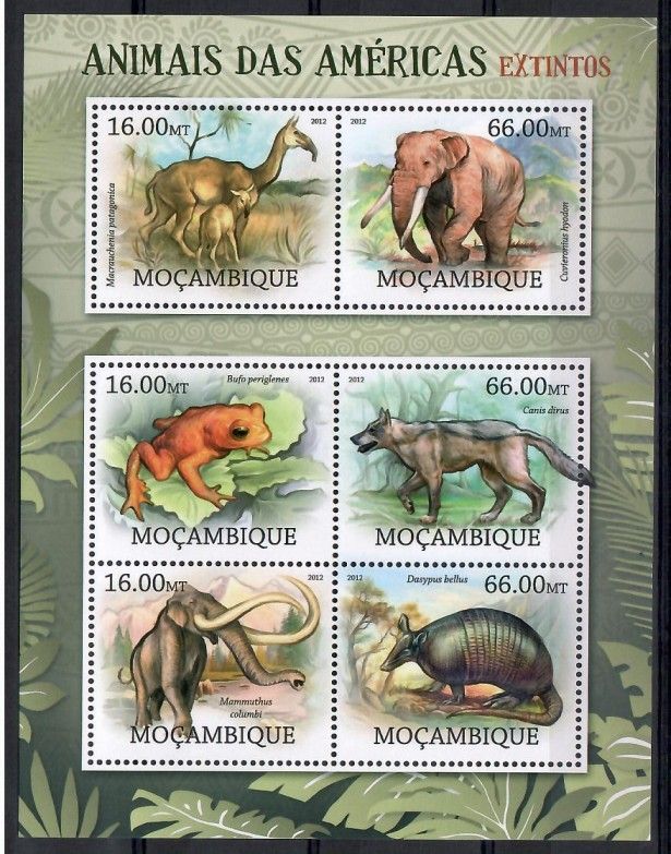 Znaczek Mozambik 2012 Mi ark 5782-5787 Czyste **