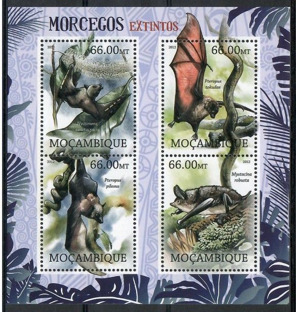Znaczek Mozambik 2012 Mi ark 5851-5854 Czyste **