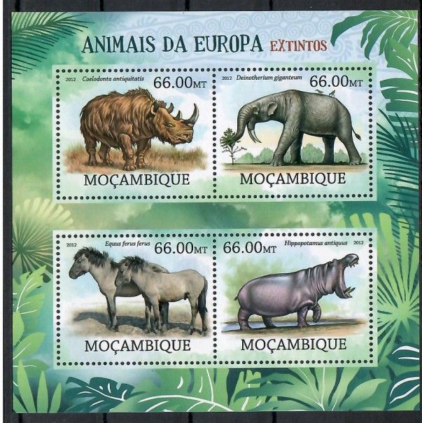 Znaczek Mozambik 2012 Mi ark 5861-5864 Czyste **