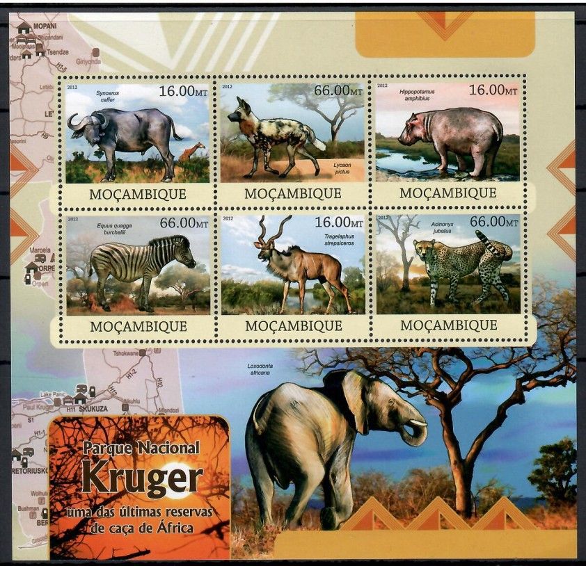 Znaczek Mozambik 2012 Mi ark 6048-6053 Czyste **