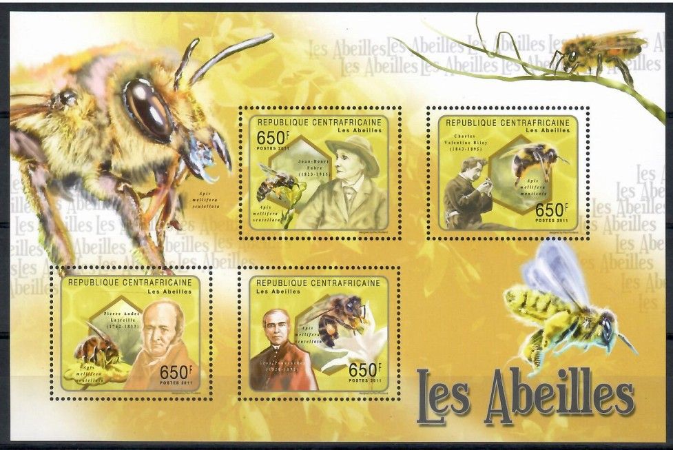Znaczek Republika Środkowoafrykańska 2011 Mi ark 2978-2981 Czyste **