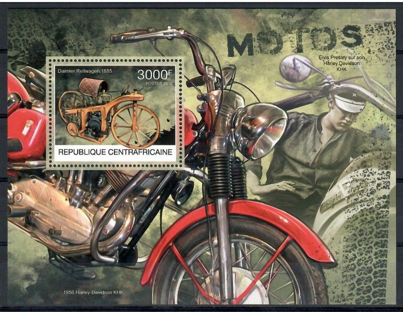 Znaczek Republika Środkowoafrykańska 2012 Mi bl 981 Czyste **