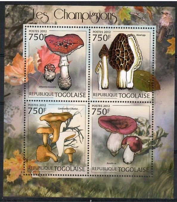 Znaczek Togo 2012 Mi ark 4403-4406 Czyste **
