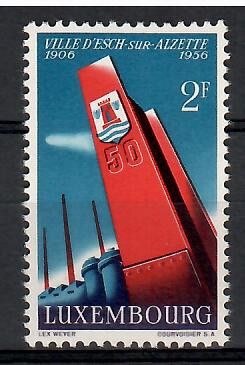 Znaczek Luksemburg 1956 Mi 551 Czyste **