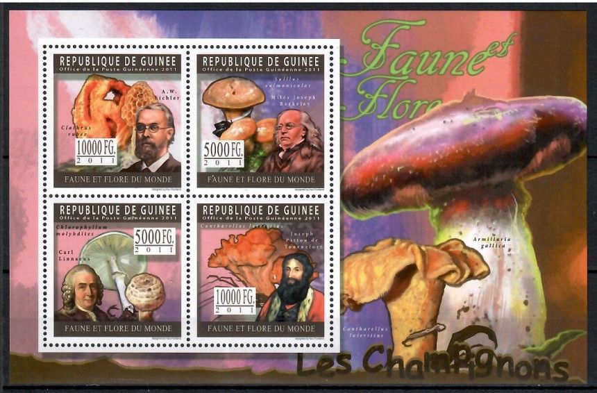 Znaczek Gwinea 2011 Mi ark 8269-8272 Czyste **
