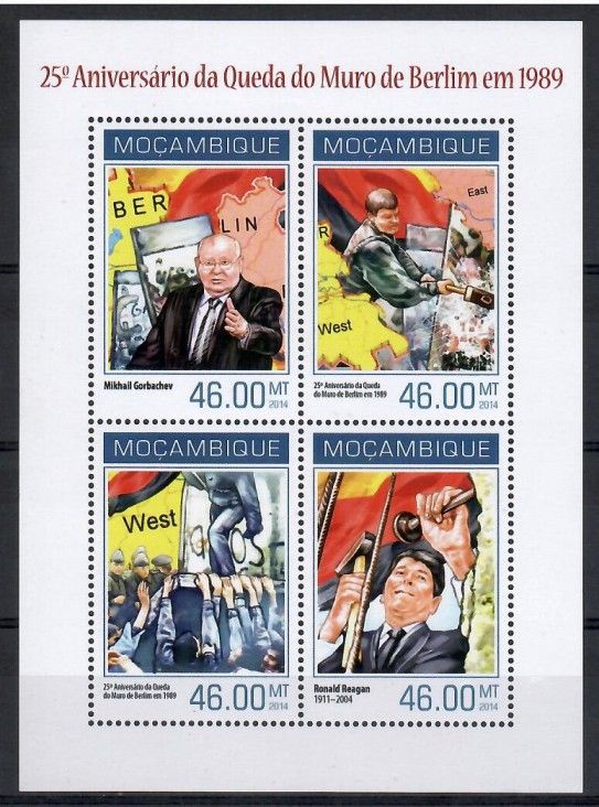Znaczek Mozambik 2014 Mi ark 7215-7218 Czyste **