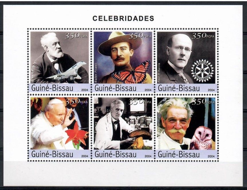 Znaczek Gwinea Bissau 2004 Mi ark 2706-2711 Czyste **