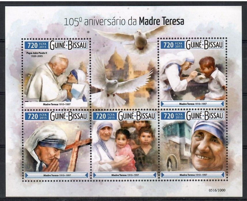 Znaczek Gwinea Bissau 2015 Mi ark 8199-8203 Czyste **