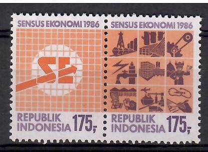 Znaczek Indonezja 1986 Mi 1190-1191 Czyste **