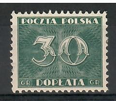 Znaczek Polska 1938 Mi por 97 Fi D 97 Czyste **