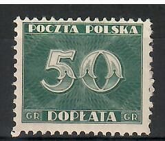 Znaczek Polska 1938 Mi por 98 Fi D 98 Czyste **