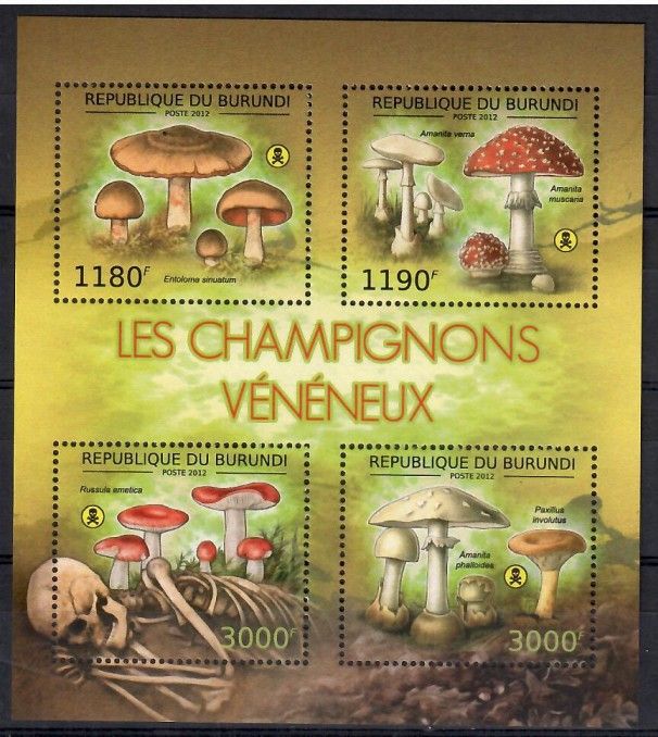 Znaczek Burundi 2012 Mi ark 2743-2746 Czyste **