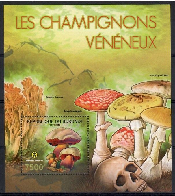 Znaczek Burundi 2012 Mi bl 273 Czyste **