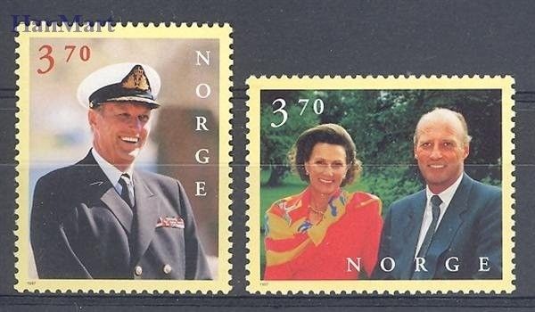 Znaczek Norwegia 1997 Mi 1244-1245 Czyste **