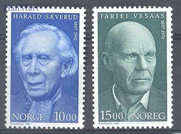 Znaczek Norwegia 1997 Mi 1261-1262 Czyste **