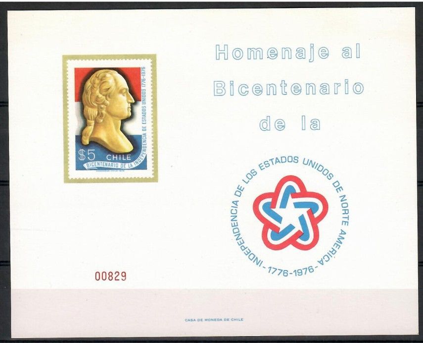 Znaczek Chile 1976 Mi ged 857 Czyste **