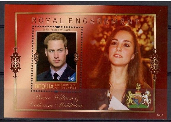 Znaczek Bequia 2011 Mi bl 56 Czyste **