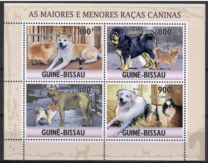 Znaczek Gwinea Bissau 2010 Mi ark 4890-4893 Czyste **