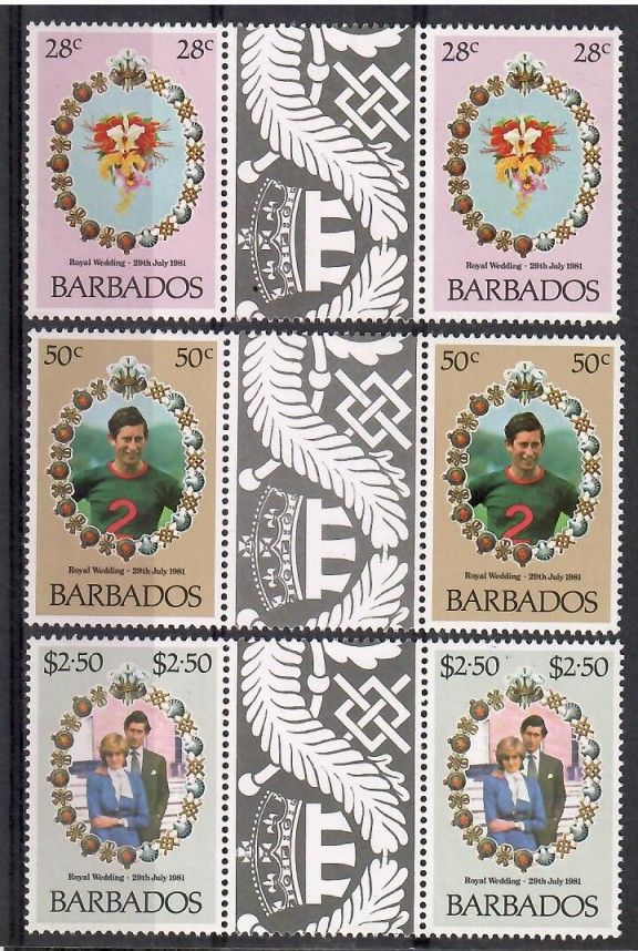Znaczek Barbados 1981 Mi 527-529 Czyste **