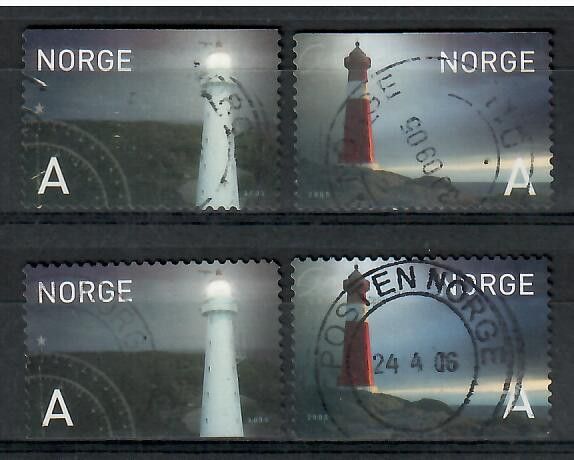 Znaczek Norwegia 2005 Mi 1546-1547 Stemplowane