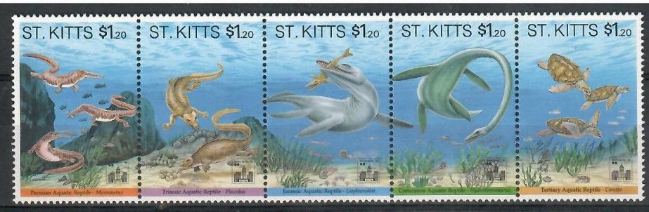 Znaczek Saint Kitts 1994 Mi 372-376 Czyste **