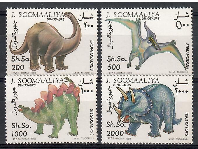 Znaczek Somalia 1993 Mi 480-483 Czyste **