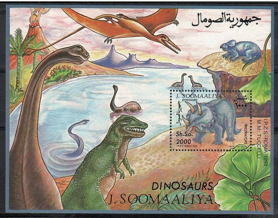 Znaczek Somalia 1993 Mi bl 29 Czyste **
