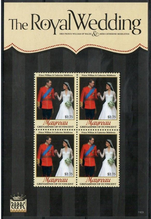 Znaczek St. Vincent i Grenadyny / Mayreau 2011 Mi ark 112 Czyste **